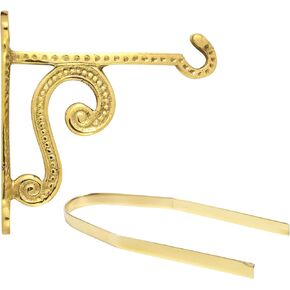 Brass Incense Burner Supplies, Wall Hook and Tongs, Catholic Church Necessities, 2 Items