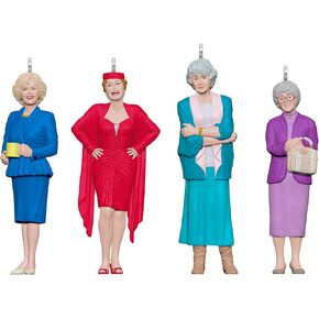 Hallmark Keepsake Mini Christmas Ornaments, The Golden Girls, Set of 4, TV Show Gifts