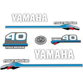 Yamaha 40 Four Stroke (2000) Decal (Sticker) Set