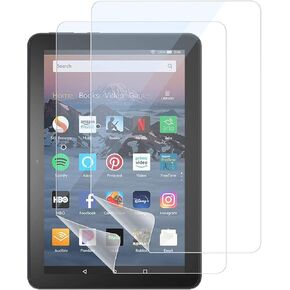 [2 Pack] Screen Protector for All-New Fire HD 8/Fire HD 8 Plus/Fire HD 8 Kids (10th Generation - 2020 Released),HD Clear Screen Protector Film (Anti Fingerprint) in Kuwait