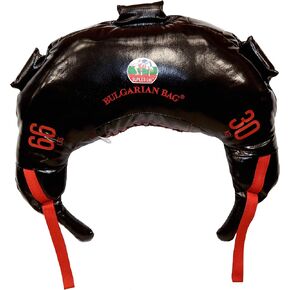 Bulgarian Bag®-Model Original, Black Vinyl, Made, Including The Instructional Video from The Inventor Coach Ivan Ivanov (Wrestling, Fitness, Crossfit)