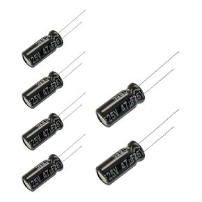 Replacement for 6 pcs Panasonic FR Series Capacitors 25V 47uf Ultra Low ESR