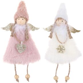 Christmas Decoration Angel Doll Pendant Tree Decorative Hanging Ornaments Crafts Gifts (type11)