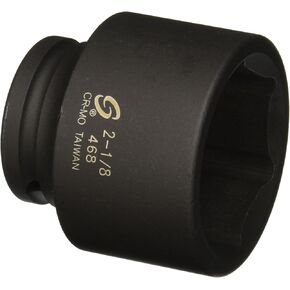 SUNEX TOOLS 468 3/4" Drive Standard 6 Point Impact Socket 2-1/8"