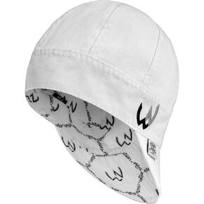 Welder Nation 8 Panel Welding Cap, 100% Cotton, Duck Canvas Exterior, Protective, Durable Men’s Hats with No Unicorn Peak for Welding, Heavy-Duty Jobs - Premium, Comfortable Welder Hat - 10 oz, 7 1/2