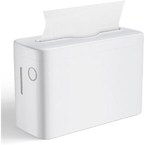 Multifold Paper Towel Dispenser Countertop, Hand Towel Dispenser for Bathroom, Single Sheet Dispensing White
