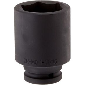 SUNEX TOOLS 454D 3/4-Inch Drive Deep 6 Point Impact Socket 1-11/16-Inch