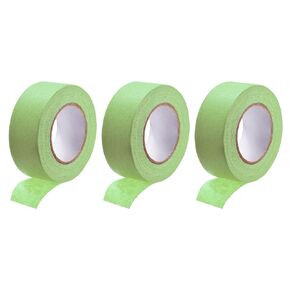 DMiotech 3Pcs 0.4 inch x 21 Yards Masking Tape Painters Tape Rolls for Crafts, Labeling, DIY Decorative Red