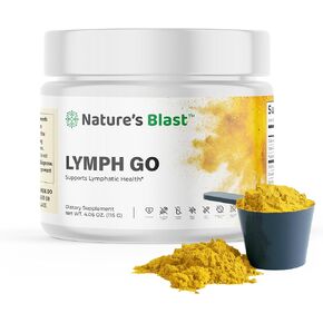Lymph Go - مزيج مكمل لدعم الجهاز اللمفاوي بالأناناس للنساء والرجال - تركيبة صحية للجهاز الليمفاوي - زجاجة واحدة