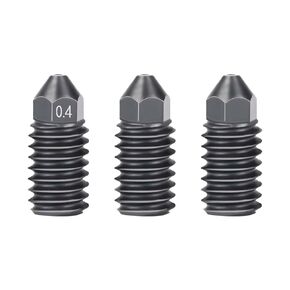 3 قطع من فوهات الفولاذ المقوى 0.4 مم من IdeaFormer لطابعات Bambu Lab A1/A1 Mini، A1 Extruder Hotend البديلة لطابعات Bambu Labs A1 A1 Mini ثلاثية الأبعاد
