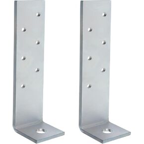 2 Pcs Bolt-On Steel Holdown, Accept 5/8" Bolt, Metal Bracket Anchor, 5.7mm Thickness, 10-3/4"x2-3/8"