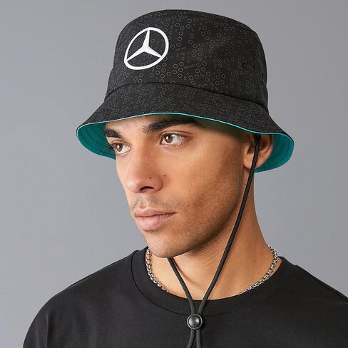 قبعة فريق Mercedes AMG Petronas F1 2024 - سوداء - مقاس واحد يناسب الجميع in Saudi Arabia