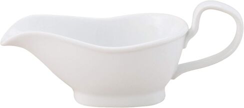 HIC Kitchen Gravy Boat, Fine White Porcelain, 8-Ounce in Saudi Arabia