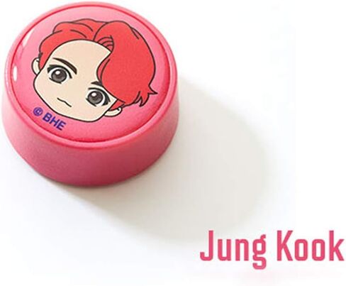 [BTS Official Merchandise] Fans Gift - K-Pop Idols Goods - BTS Character Figure Toothbrush with Convenient Magnetic Holder (Jung Kook) in Saudi Arabia