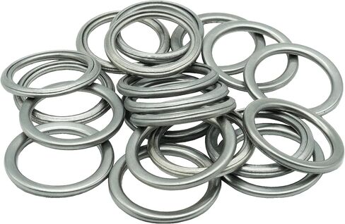 30 PCS 12mm Copper Crush Washer Oil Drain Plug Gasket, Fits Nissan/Infiniti Rogue Sentra Xterra Altima Frontier Armada Jukes 350Z G35 G37 1982-2022, Replace 11026-01M02, 11026-JA00A in Saudi Arabia