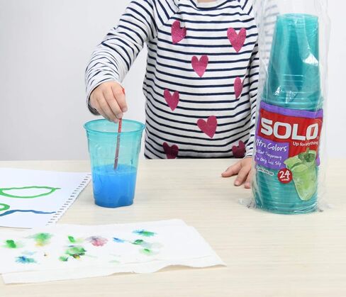 أكواب فائقة الألوان من شركة SOLO Cup، 16 أونصة، 144 قطعة in Kuwait