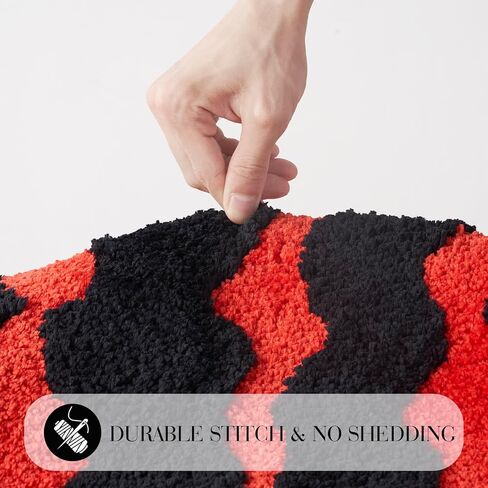 سجادة حمام تريبي هابي فيس باللون الوردي - سجاد رائع لغرفة النوم، سجادة بريبي، سجادة هيبي غير قابلة للانزلاق، سجادة عصرية ممتعة وغير تقليدية، ديكور وردي لغرفة النوم وممر الحمام in Kuwait