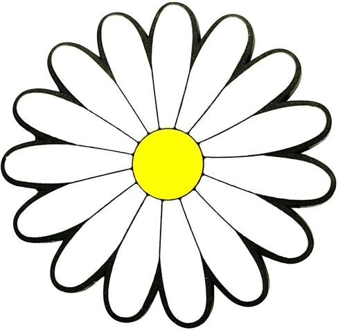 Flower Charms Compatible with Bogg Bags,Large Size Bag Insert Bag Accessories,Personalize Your Tote Bag with Decorative (Daisy) in Kuwait