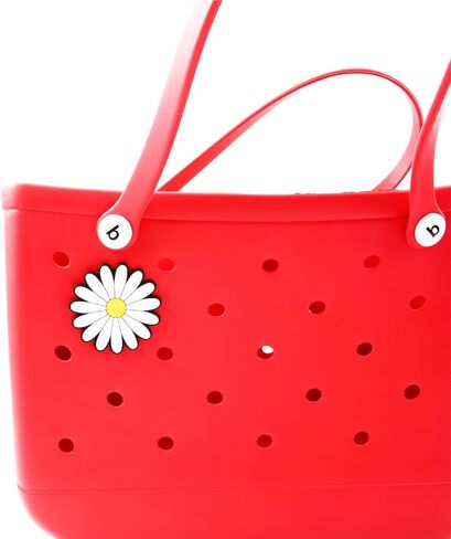 Flower Charms Compatible with Bogg Bags,Large Size Bag Insert Bag Accessories,Personalize Your Tote Bag with Decorative (Daisy) in Kuwait