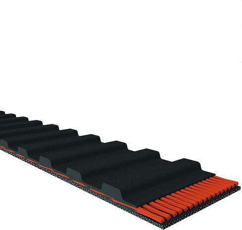حزام توقيت D&D PowerDrive 216XL037، XL، طول 21.6 بوصة، مطاط in Saudi Arabia