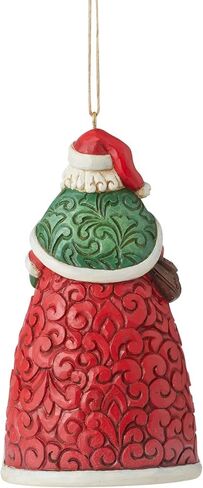 زينة معلقة من Enesco Jim Shore Heartwood Creek Santa Twelve Days of Christmas، مقاس 4.33 بوصة، متعددة الألوان in Saudi Arabia