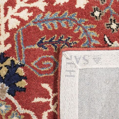 SAFAVIEH Antiquity Collection Runner Rug - 2'3" x 6', Red & Multi, Handmade Traditional Oriental Wool, Ideal for High Traffic Areas in Living Room, Bedroom (AT64A) in Saudi Arabia