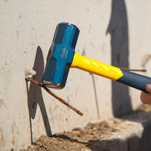 ESTWING Sure Strike Engineer's Hammer - 64 oz Sledge with Fiberglass Handle & No-Slip Cushion Grip - MRF64E in Kuwait