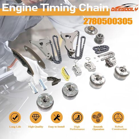 Engine Timing Chain Kit Applied for Mercedes E350 GL450 E400 ML350 GLK350 3.0L 3.5L V6 Engine Aftermarket Parts in Saudi Arabia