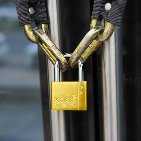 قفل 50 مم مع مفاتيح، 2 أقفال للأبواب، أقفال أمنية، قفل بمفتاح للسقيفة، المستودع، المرآب، الخزانات in Kuwait