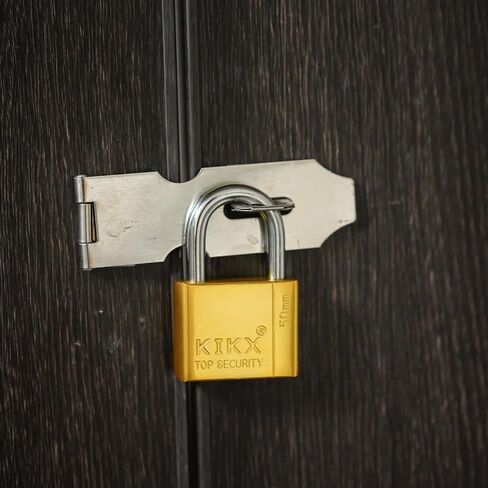 قفل 50 مم مع مفاتيح، 2 أقفال للأبواب، أقفال أمنية، قفل بمفتاح للسقيفة، المستودع، المرآب، الخزانات in Kuwait