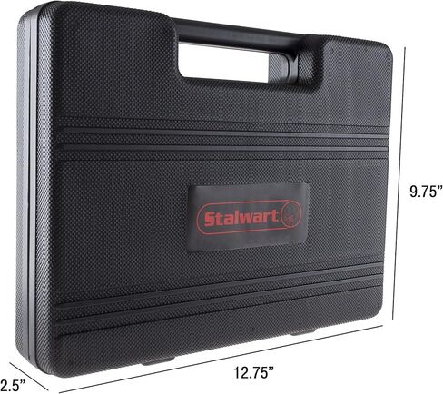 مجموعة أدوات مكونة من 130 قطعة - مجموعة أدوات تحتوي على مطرقة، ومفاتيح ربط، ومفك براغي، وكماشة، والمزيد - أدوات يدوية لمشاريع تحسين المنزل من Stalwart (رمادي) in Kuwait