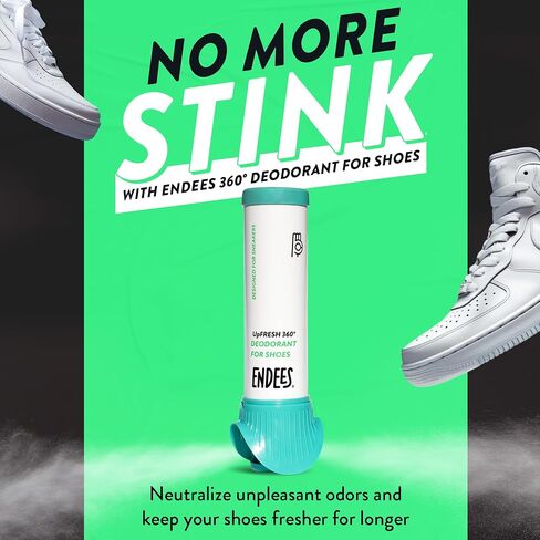 UpFresh 360° Shoe Deodorizer Spray – 2 x 3.38 Fl Oz I Foot Odor Eliminator Shoe Spray for Smelly Shoes, Feet, Sneakers, Boots, and Gym Bags, Stinky Smell Elimination Deodorant, Travel Size in Saudi Arabia