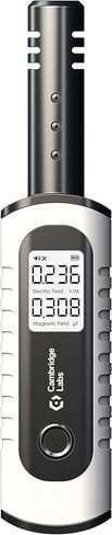 Rechargeable EMF Meter, Radiation Detector, Electromagnetic Field Tester, Smart Counter, Great Reader for The Home, Office Or Ghost Hunting, Handheld Digital Sensor, White in Saudi Arabia