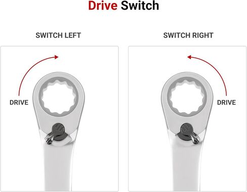 TEKTON 9/16 Inch Reversible 12-Point Ratcheting Combination Wrench | WRC23314 in Saudi Arabia