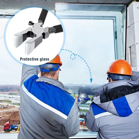 12 قطعة من الأطراف المطاطية لكماشات الجري الزجاجية المسطحة تنطبق على عرض يصل إلى 25 مم من أجل كماشة عمل الزجاج الملون القابلة للاستبدال وكماشة تشغيل الزجاج تثبيت الأجهزة in Kuwait