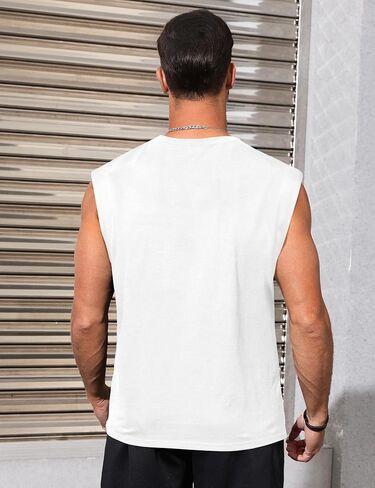 Men's Tank Tops Summer Graphic Beach Tank Tops for Men Running Tank Top Men Muscle Sleeveless Workout Shirts for Men in Saudi Arabia