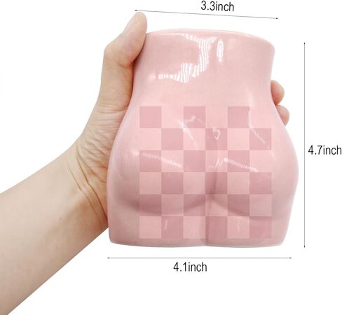 Body Flower Vase, Ceramic Minimalist Vase Decorative Flower Vase, Flower Arrangement Creative Vase,Home Office Decoration and Events Pink in Kuwait