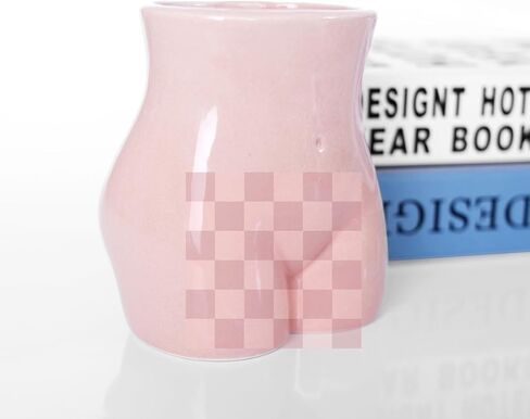 Body Flower Vase, Ceramic Minimalist Vase Decorative Flower Vase, Flower Arrangement Creative Vase,Home Office Decoration and Events Pink in Kuwait