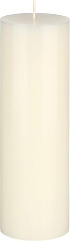 Mega Candles 1 pc Unscented Ivory Round Pillar Candle, Hand Poured Premium Wax Candles 3 Inch x 9 Inch, Home Décor, Wedding Receptions, Baby Showers, Birthdays, Celebrations, Party Favors & More in Saudi Arabia