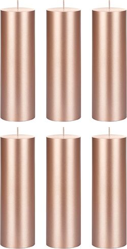 Mega Candles 1 pc Unscented Ivory Round Pillar Candle, Hand Poured Premium Wax Candles 3 Inch x 9 Inch, Home Décor, Wedding Receptions, Baby Showers, Birthdays, Celebrations, Party Favors & More in Saudi Arabia