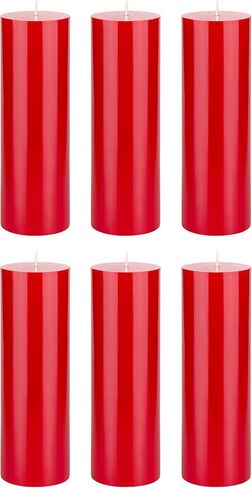 Mega Candles 1 pc Unscented Ivory Round Pillar Candle, Hand Poured Premium Wax Candles 3 Inch x 9 Inch, Home Décor, Wedding Receptions, Baby Showers, Birthdays, Celebrations, Party Favors & More in Saudi Arabia