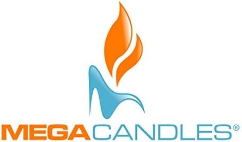 Mega Candles 1 pc Unscented Ivory Round Pillar Candle, Hand Poured Premium Wax Candles 3 Inch x 9 Inch, Home Décor, Wedding Receptions, Baby Showers, Birthdays, Celebrations, Party Favors & More in Saudi Arabia