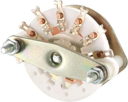 uxcell 1P6T 1 Pole 6 Position Selectable Single Deck Band Channel Rotary Switch Selector 7Pin in Saudi Arabia