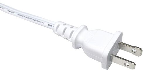سلك مصباح مع قابس ومفتاح، سلك مفتاح إضاءة أسود بطول 6 أقدام، سلك تمديد 18 AWG 2 Prong، استبدال سلك المصباح، أطراف مخططة جاهزة لأسلاك وإصلاح كابل الإضاءة in Saudi Arabia