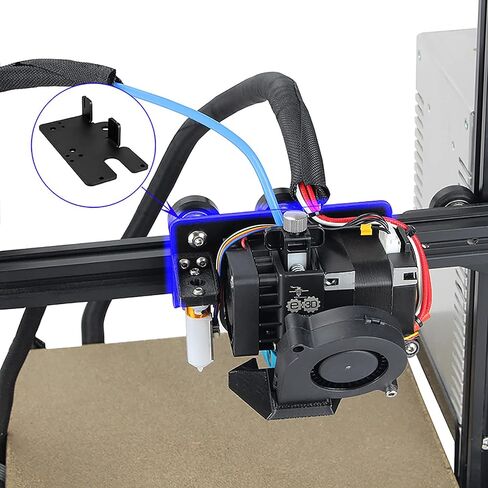 لوحة طارد محرك مباشر من سبائك الألومنيوم المعدنية من LICHIFIT لـ E3D Hemera لملحقات طابعة Creality Ender-3 V2/CR-10/10S ثلاثية الأبعاد in Saudi Arabia