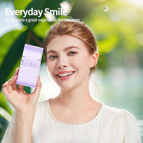 Portable Dental Floss Picks Case 2 Box，52 Count Flosser a Box – Travel Dental Hygiene Kit with Floss Stick and Toothpick Cases -White，Mint Flavored, Twin Line Design. in Kuwait