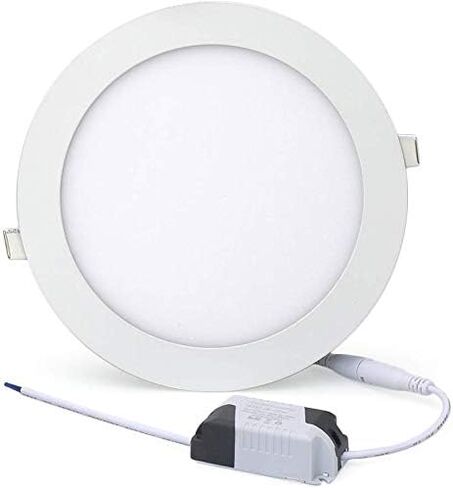 Esbaybulbs 7 بوصة 18 واط LED ضوء السقف راحة، LED الإضاءة راحة التحديثية 6000K ضوء النهار الأبيض رقيقة جدا سقف LED يمكن أن تضيء النازل سهلة التركيب 4 حزمة in Kuwait
