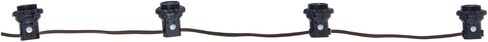 B&P Lamp® 3-Light, E12 Candelabra Socket Harness Set, Each with phenolic Ring and 18/2 Wire Leads in Saudi Arabia