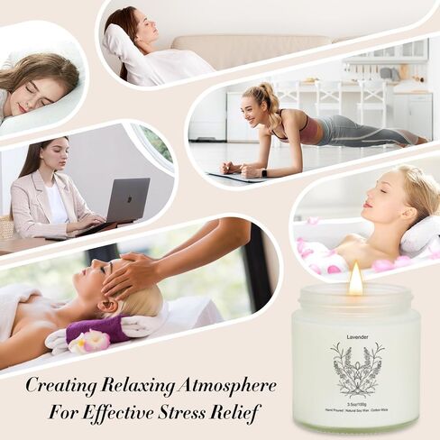 مجموعة 8 شموع معطرة للمنزل، مجموعة هدايا شموع عطرية للنساء، مجموعة شموع شمع الصويا الطبيعية، مثالية لديكور المنزل وأعياد الميلاد، وعيد الحب، وعيد الشكر، وهدايا عيد الميلاد in Saudi Arabia