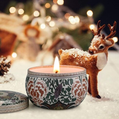 8 Pack Candles for Home Scented, Aromatherapy Candles Gifts Set for Women, Natural Soy Wax Jar Candles Set, Ideal for Home Decor and Birthday, Valentine's Day, Thanksgiving, Christmas Gifts in Saudi Arabia